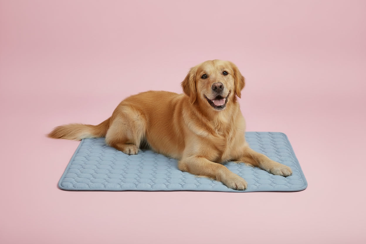 “ChillPaw™ Cooling Pad” Breathable Ice Silk Summer Bed for Dogs & Cats