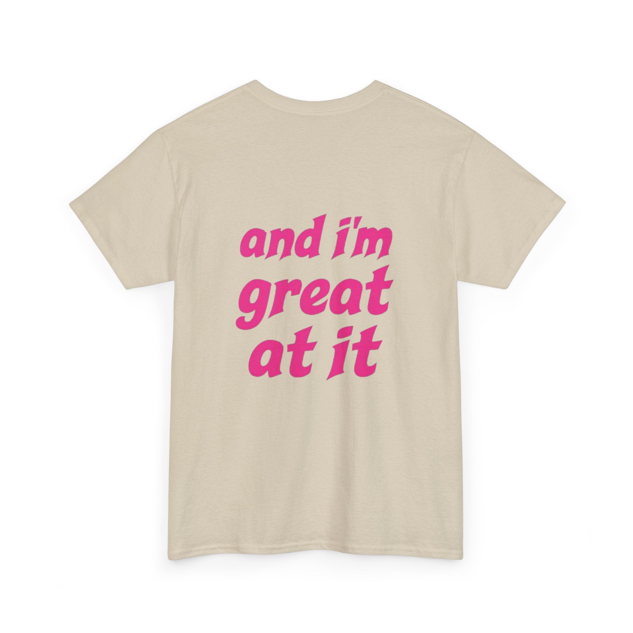 i'm the problem and i'm great at it T-Shirt | Funny Slogan Tee, Pink Text