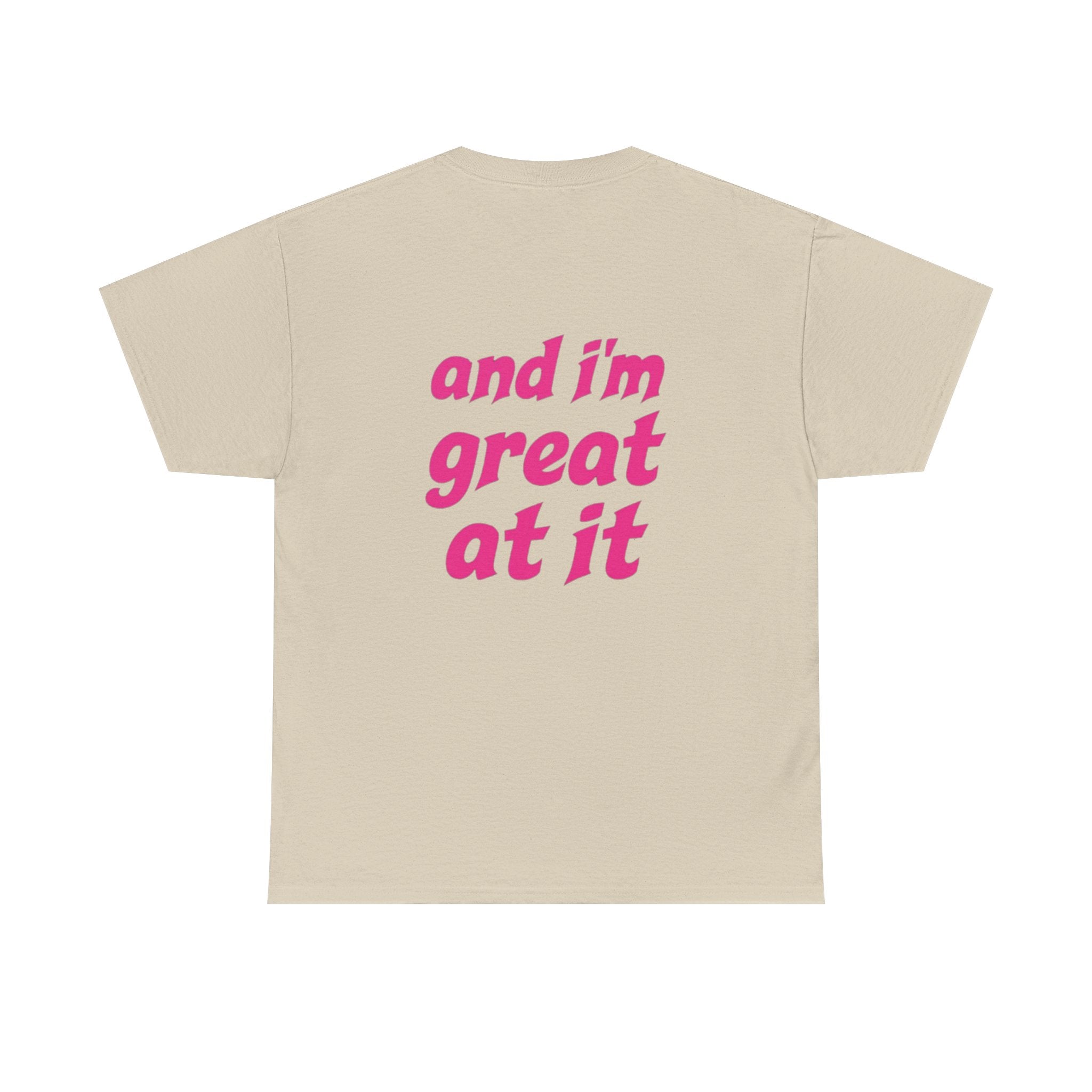 i'm the problem and i'm great at it T-Shirt | Funny Slogan Tee, Pink Text