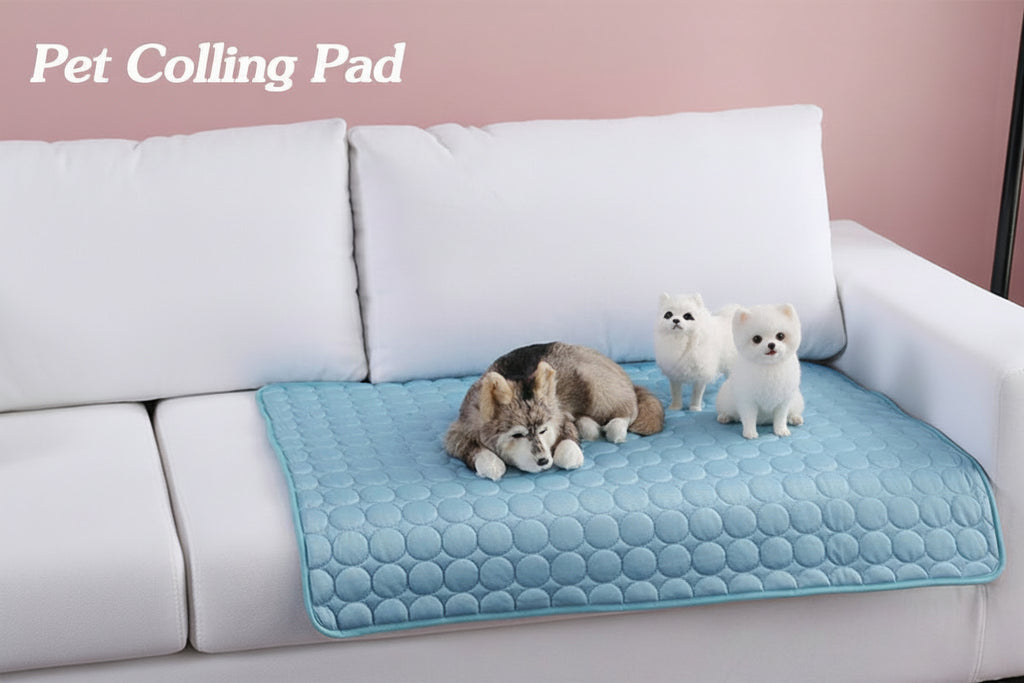 “ChillPaw™ Cooling Pad” Breathable Ice Silk Summer Bed for Dogs & Cats