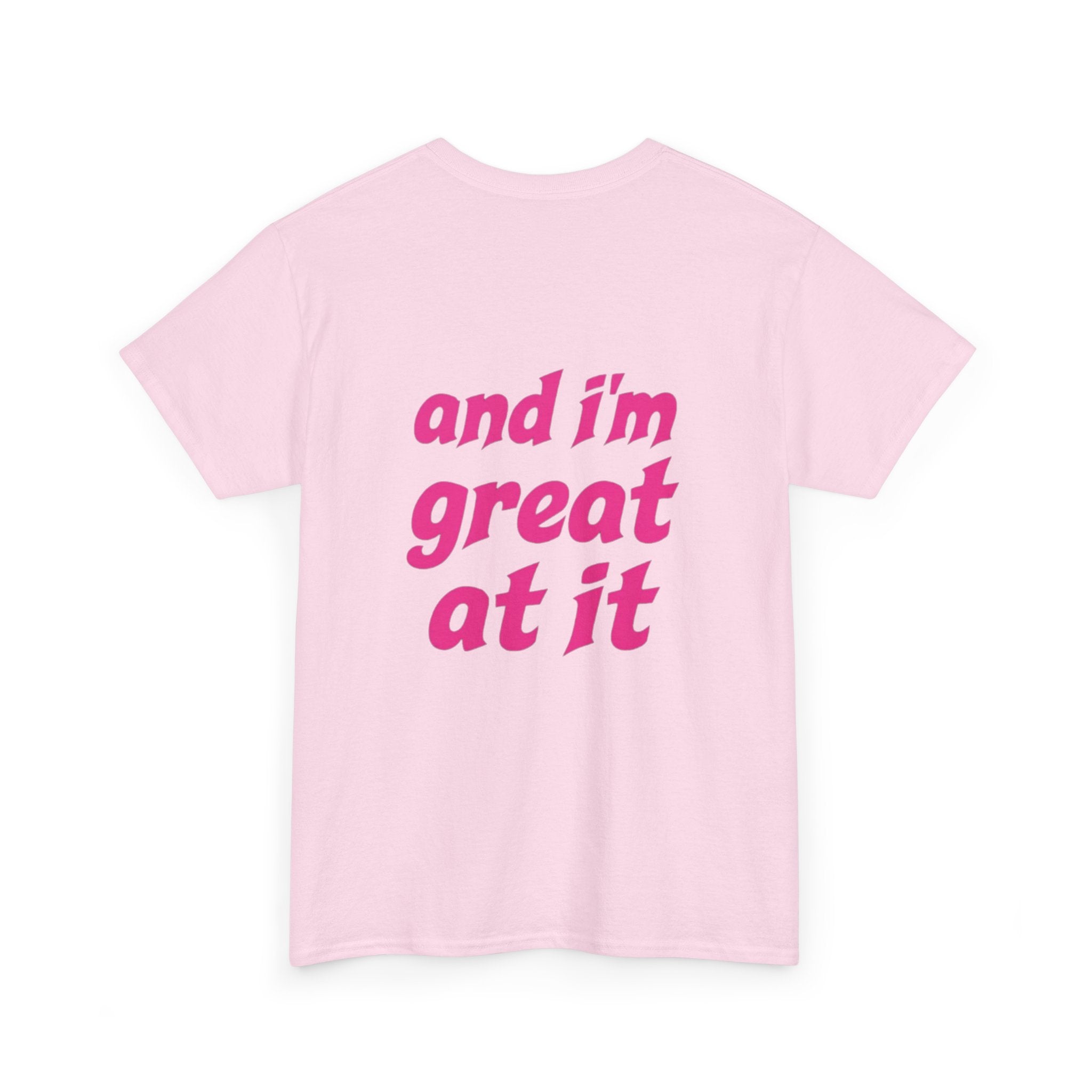 i'm the problem and i'm great at it T-Shirt | Funny Slogan Tee, Pink Text